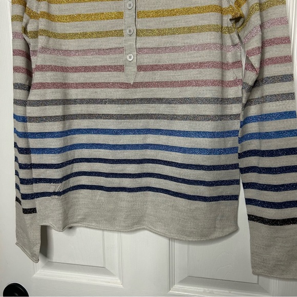 Zadig & Voltaire Hila Lurex Metallic Sweater - Picture 6 of 10